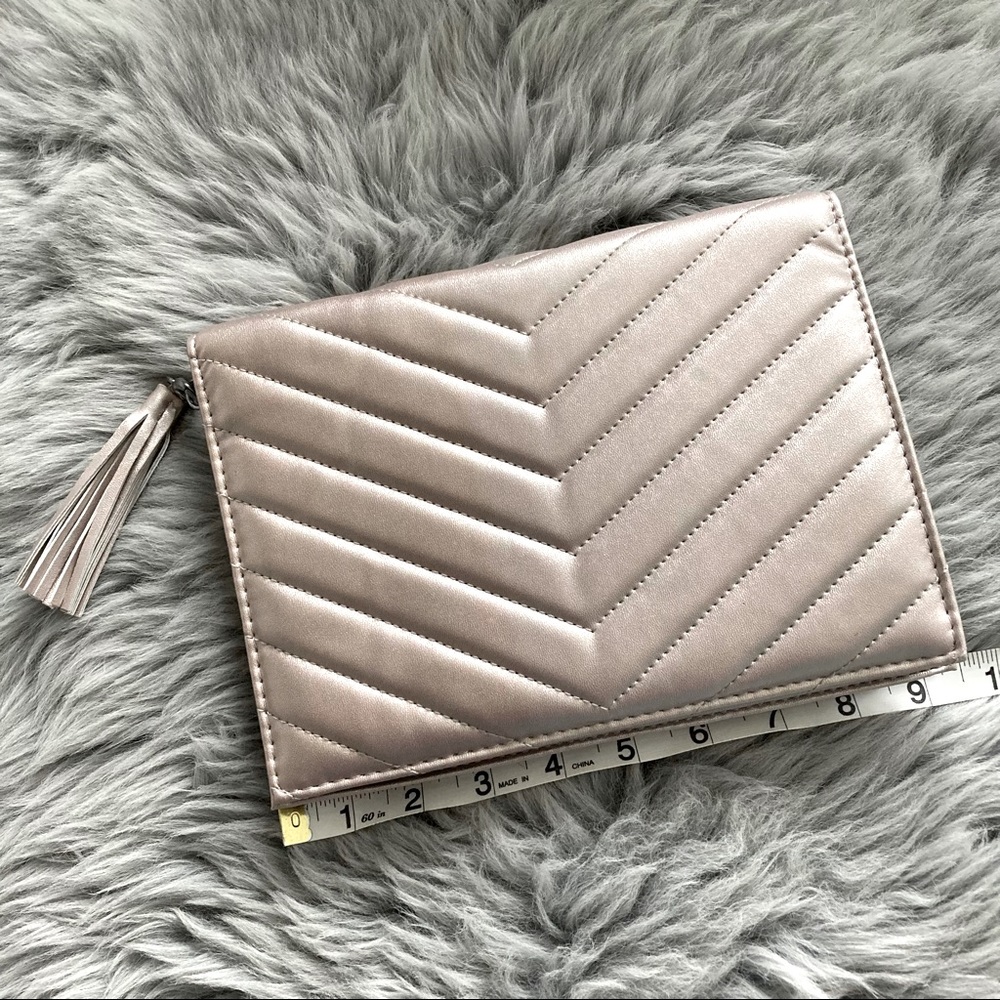 Neiman Marcus faux leather Clutch